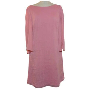 Alice + Olivia Chiffon Pink Long Sleeve Dress XS
